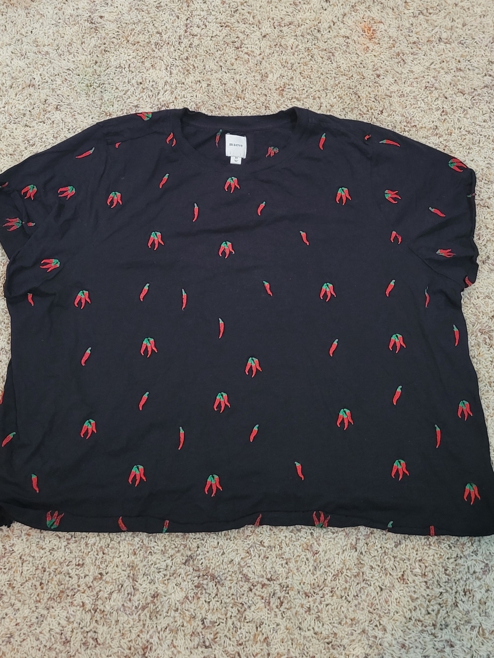 The Caitlin Boxy Tee by Maeve: Embroidery Edition
